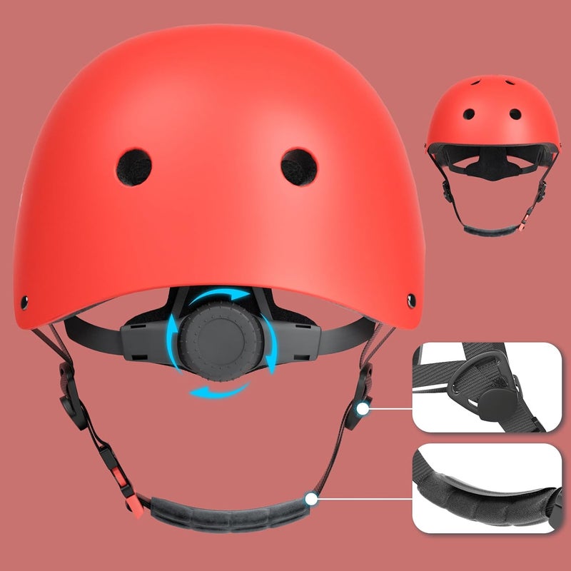 67i Kids Bike Helmet Toddler Helmets for Ages 3-8 Years Old Girls Boys Kid Adjustable Skateboard Bicycle Helmets Multi-Sport Ventilation Skateboarding Cycling Scooter Roller Skate Helmet - Image 4